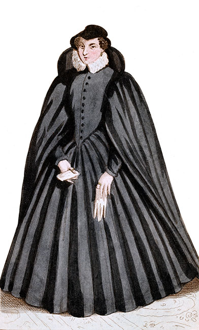 Catherine de Médicis, reine de France - gravure reproduite puis restaurée numériquement par © Norbert Pousseur