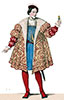 Imagette de Henri d'Albret en son costume - Gravure  de Léopold Massard, reproduite puis restaurée numériquement par © Norbert Pousseur