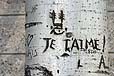 Graffitis amoureux  - &copy; Norbert Pousseur