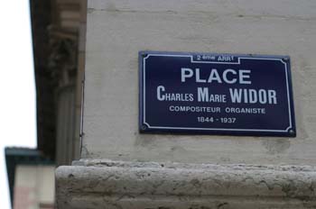 Charles Marie Widor, compositeur organiste, d&eacute;c&eacute;d&eacute; en 1937, place de Lyon - &copy; Norbert Pousseur