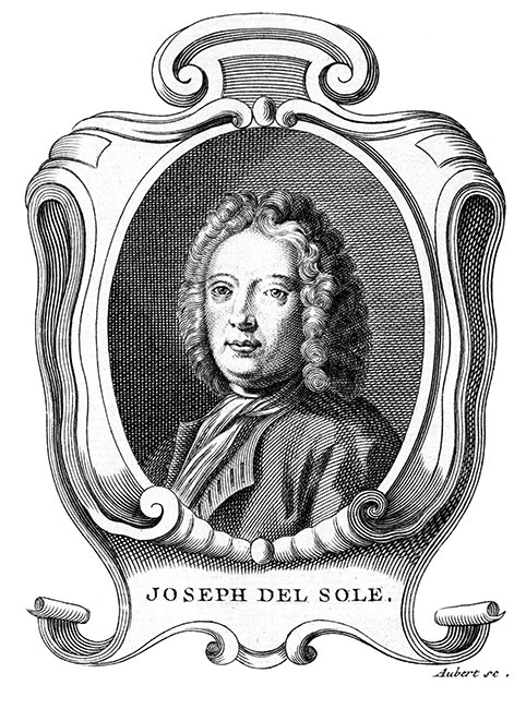 Joseph del Sole, peintre italien - Gravure  reproduite puis restaurée par © Norbert Pousseur
