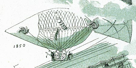Ballon à large dérive de 1850 - reproduction Norbert Pousseur