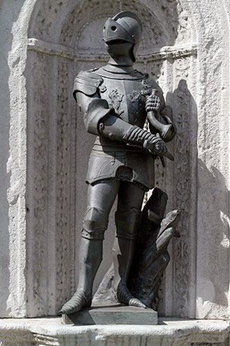 Roland, 1er Comte d'Anjou à Angers - © Norbert Pousseur