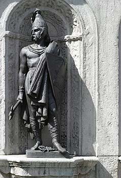 Statue de Robert le Fort &agrave; Angers  - &copy; Norbert Pousseur