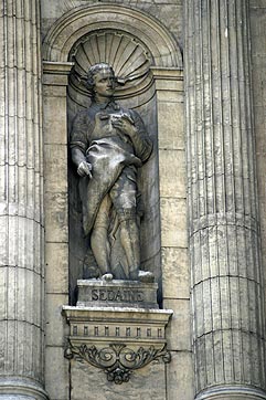 Statue de Michel Jean Sedaine, poète dramatique - © Norbert Pousseur