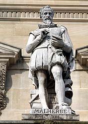 Fran&ccedil;ois de Malherbe - Sculpture de la cour Napol&eacute;on du Louvre - &copy; Norbert Pousseur