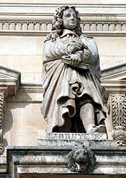 Jean de la Bruy&egrave;re - Ecrivain - 1645 / 1696 - Sculpture de la cour Napol&eacute;on du Louvre - &copy; Norbert Pousseur