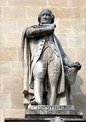 Marie Jean Antoine Nicolas Caritat, marquis de Condorcet - Encyclop&eacute;diste - 1743 / 1794 - Sculpture de la cour Napol&eacute;on du Louvre - &copy; Norbert Pousseur
