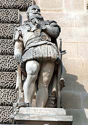 Maximilien de B&eacute;thune, duc de Sully - Homme politique - 1560 / 1641 - Sculpture de la cour Napol&eacute;on du Louvre - &copy; Norbert Pousseur