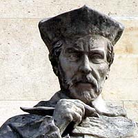 Jacques Amyot - Prélat et écrivain - 1513 / 1593 - Sculpture de la cour Napoléon du Louvre - © Norbert Pousseur