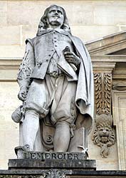 N&eacute;pomuc&egrave;ne Lemercier - Ecrivain - 1771 / 1840 - Sculpture de la cour Napol&eacute;on du Louvre - &copy; Norbert Pousseur