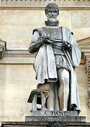 Denis Papin - Physicien - 1647 / 1714 - Sculpture de la cour Napol&eacute;on du Louvre - &copy; Norbert Pousseur