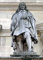 Claude Perrault - M&eacute;decin et architecte - 1613 / 1688 - Sculpture de la cour Napol&eacute;on du Louvre - &copy; Norbert Pousseur
