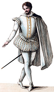 Imagette : Henri II de Lorraine et de Bar en pourpoint - Gravure reproduite puis restaur&eacute;e num&eacute;riquement par &copy; Norbert Pousseur