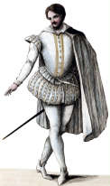Zoom pour Henri II de Lorraine et de Bar dans son costume - Gravure reproduite puis restaur&eacute;e num&eacute;riquement par &copy; Norbert Pousseur