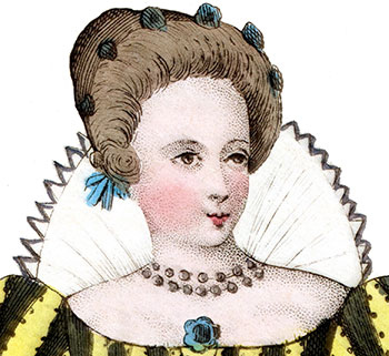 Coillet d'un dame du 16ème siècle avec collet léger - gravure reproduite et restaurée par © Norbert Pousseur - Gravure reproduite puis restaurée numériquement par © Norbert Pousseur Coillet d'un dame du 16ème siècle avec collet léger - gravure reproduite et restaurée par © Norbert Pousseur - Gravure reproduite puis restaurée numériquement par © Norbert Pousseur