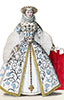 Imagette d'Elisabeth d'Autriche, reine de France, gravure reproduite puis restaurée numériquement par © Norbert Pousseur