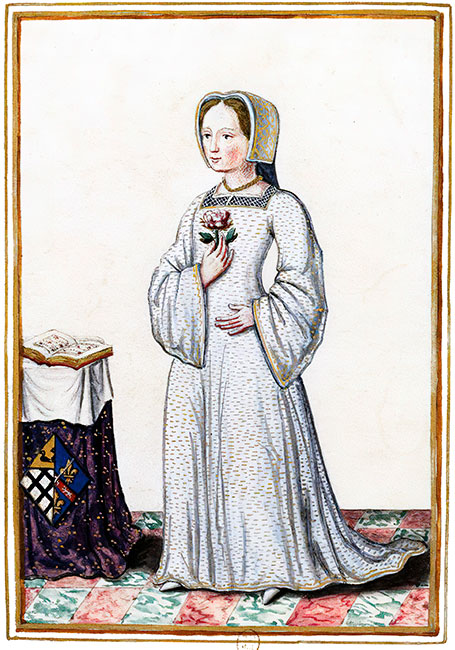 Catherine de Vendômes,  gravure  reproduite par  © Collecta, et retravaillée par Norbert Pousseur