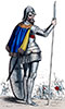 Imagette de Jean IV de Rieux, maréchal de Bretagne - Gravure de Léopold Massard reproduite puis restaurée numériquement par © Norbert Pousseur