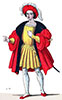Imagette de André de Foix en son costume - Gravure  reproduite puis restaurée numériquement par © Norbert Pousseur