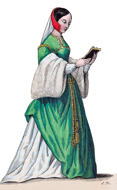 Antoinette de Bourbon,  gravure de Léopold Massard,  reproduite puis restaurée par © Norbert Pousseur