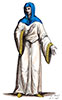 Imagette de Berthe en son costume, dessiné par Massard - reproduction © Norbert Pousseur