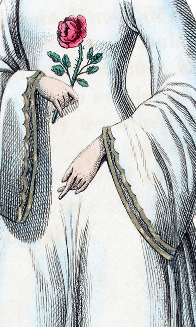 Catherine de Vendôme aux manches à entournures - reproduction © Norbert Pousseur
