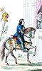 Charles VI, roi de France, dessiné par Léopold Massard - Gravure  reproduite puis restaurée par © Norbert Pousseur
