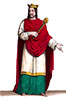Imagette de Clotaire 1er, roi de France - Costumes de France - reproduction © Norbert Pousseur