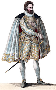 Vignette :  Henri IV aux souleiurs &agrave; rosettes &copy; Norbert Pousseur