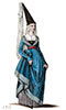 Imagette de Jeanne de Flandre, dessinée par Léopold Massard - reproduction © Norbert Pousseur
