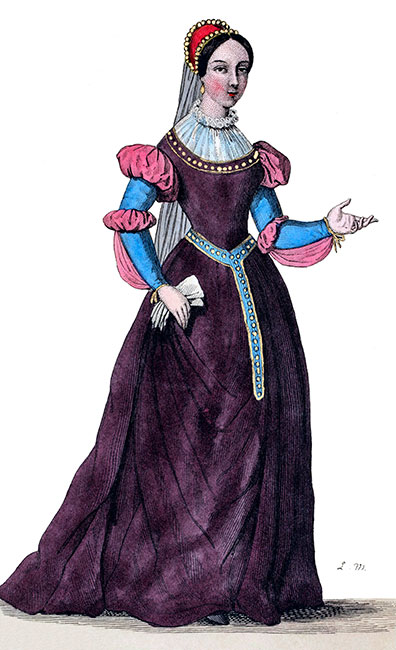 Marguerite de Cambis,  gravure de Léopold Massard,  reproduite puis restaurée par © Norbert Pousseur