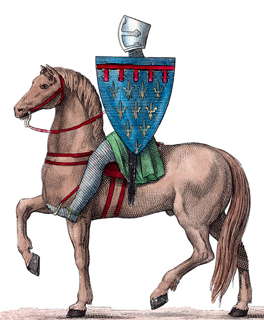 Philippe comte de Dammartin, dessiné sans doute par Léopold Massard - Gravure  reproduite puis restaurée par © Norbert Pousseur