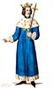Imagette de Philippe le Bel en son costume dessiné par Léopold Massard - reproduction © Norbert Pousseur