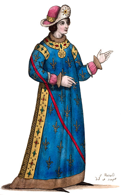 Robert de Clermont, dessiné par Léopold Massard - Gravure  reproduite puis restaurée par © Norbert Pousseur