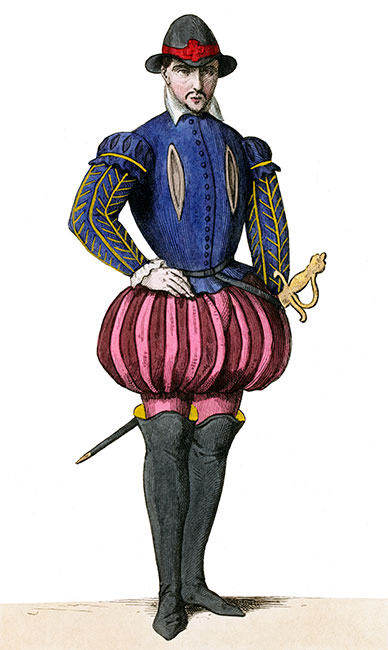 Jean du Barry en son costume - Gravure reproduite puis restaurée numériquement par © Norbert Pousseur