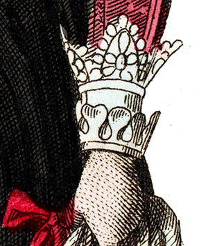 Extrait : Manchettes de  Marie Le Jars de Gournay, -   gravure reproduite puis restaur&eacute;e num&eacute;riquement par &copy; Norbert Pousseur