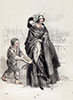 Dame de Granville, gravure de Lalaisse - Reproduction © Norbert Pousseur