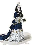 Vignette : Anne-Louise-B&eacute;n&eacute;dicte Madame de Maintenon, gravure de Louis-Marie Lant&eacute;, reproduite puis restaur&eacute;e par &copy; Norbert Pousseur