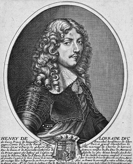 Henri de Guise - gravure de Daret - Gravure  reproduite puis restaurée par © Norbert Pousseur