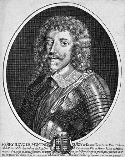 Henri II de Montmorency - gravure de Daret - Gravure  reproduite puis restaurée par © Norbert Pousseur