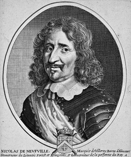 Jacques Nompar de Caumont - gravure de Daret - Gravure  reproduite puis restaurée par © Norbert Pousseur