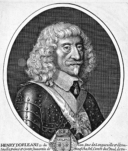 Henry d'Orléans - gravure de Daret - Gravure  reproduite puis restaurée par © Norbert Pousseur
