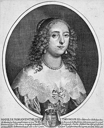 Marie de Rohan - gravure de Daret - Gravure  reproduite puis restaurée par © Norbert Pousseur