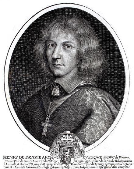 Henri de Savoie - gravure de Daret - Gravure  reproduite puis restaurée par © Norbert Pousseur