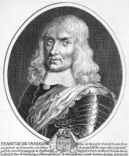 François de Vendôme - gravure de Daret - Gravure  reproduite puis restaurée par © Norbert Pousseur