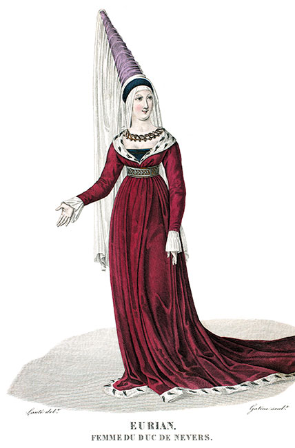 Erian de Nevers - Gravure  de Pierre Lamésangère reproduite puis restaurée par © Norbert Pousseur