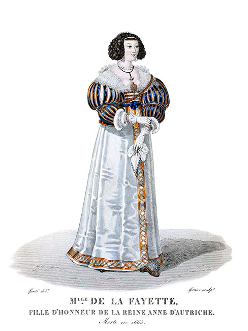 Marie Madeleine de La Fayette, gravure de Louis-Marie Lanté, reproduite puis restaurée par © Norbert Pousseur