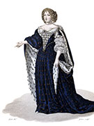 Vignette : Marie Th&eacute;r&egrave;se d'Autriche, gravure de Louis-Marie Lant&eacute;, reproduite puis restaur&eacute;e par &copy; Norbert Pousseur