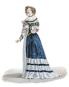 Vignette : Madame de Montespan, gravure de Louis-Marie Lant&eacute;, reproduite puis restaur&eacute;e par &copy; Norbert Pousseur